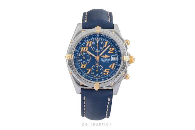 Breitling Chronomat chronograph gilt / steel automatic men's watch B13050.1 [2603153]