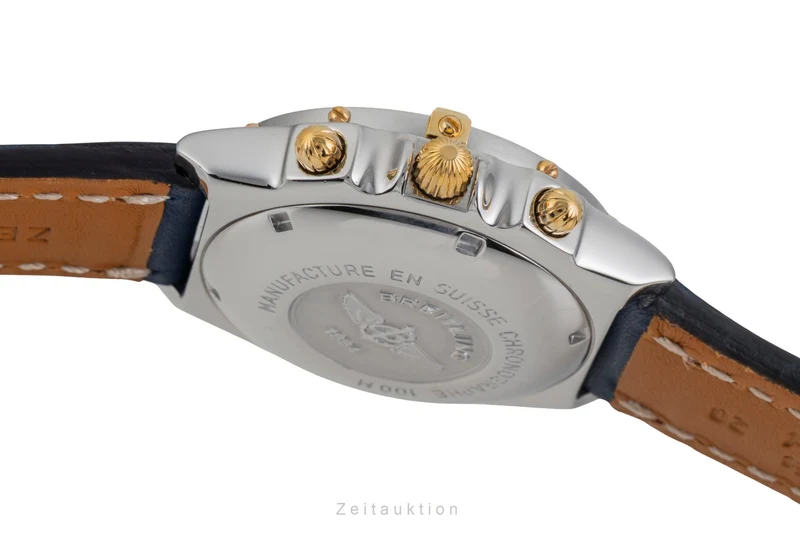 Breitling Chronomat chronograph gilt / steel automatic men's watch B13050.1 [2603153]