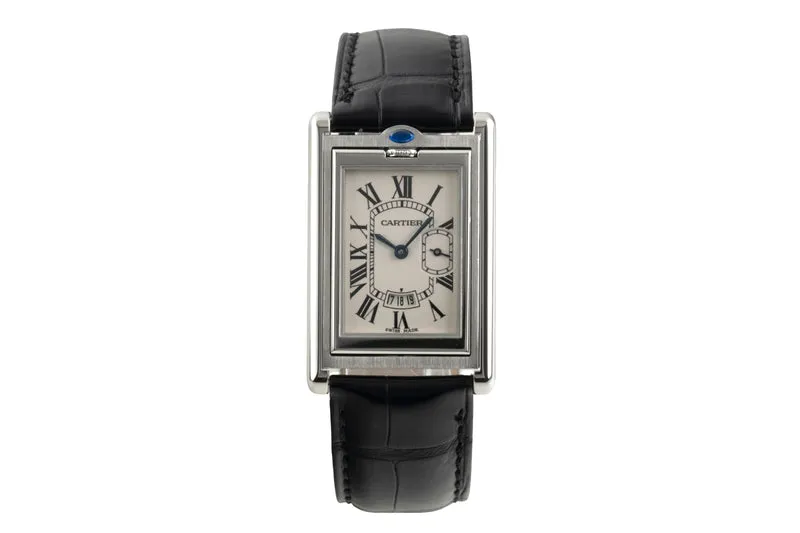 Cartier Tank steel quartz men's watch W1016055 [2603270]