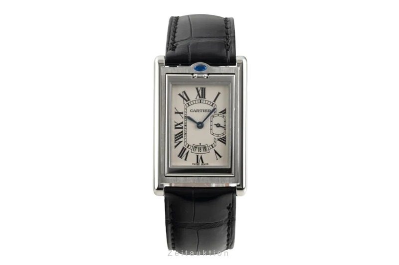 Cartier Tank steel quartz men's watch W1016055 [2603270]