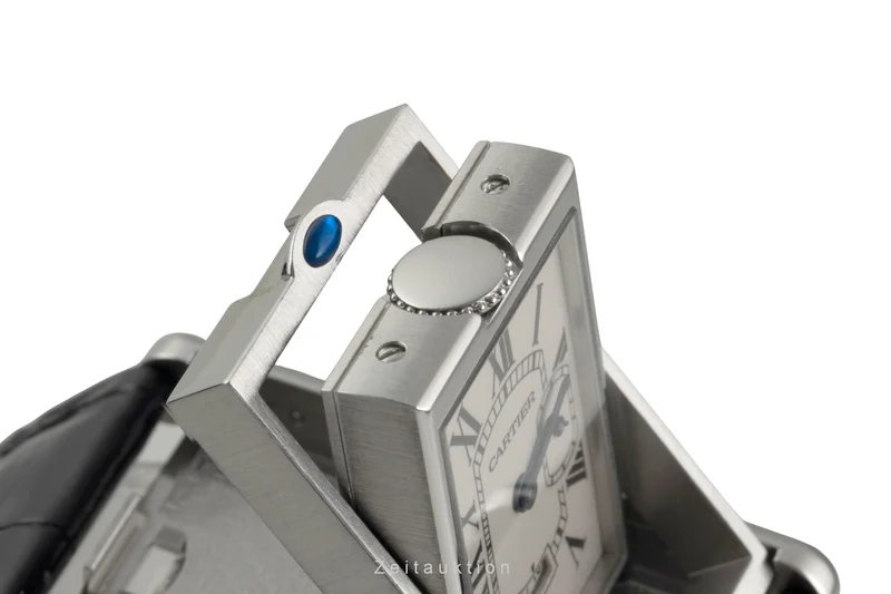 Cartier Tank steel quartz men's watch W1016055 [2603270]