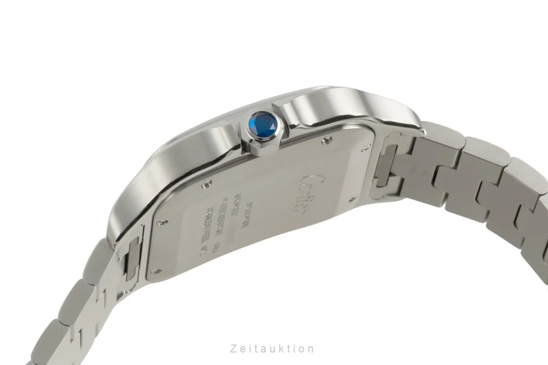 Cartier Santos steel automatic men's watch WSSA0071 LP: 9000EUR [2603601]