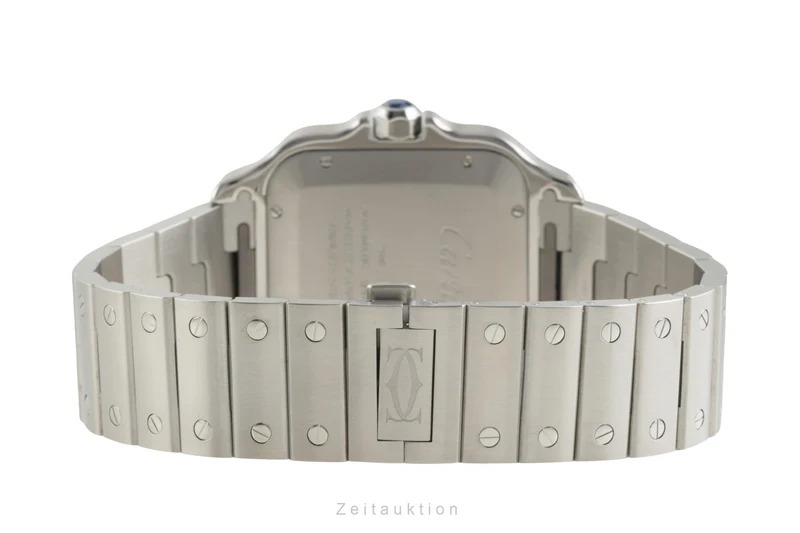 Cartier Santos steel automatic men's watch WSSA0071 LP: 9000EUR [2603601]