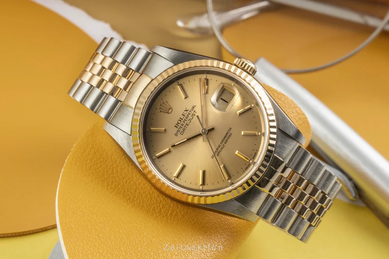 Rolex Datejust steel / gold automatic men's watch 16233 [2603526]