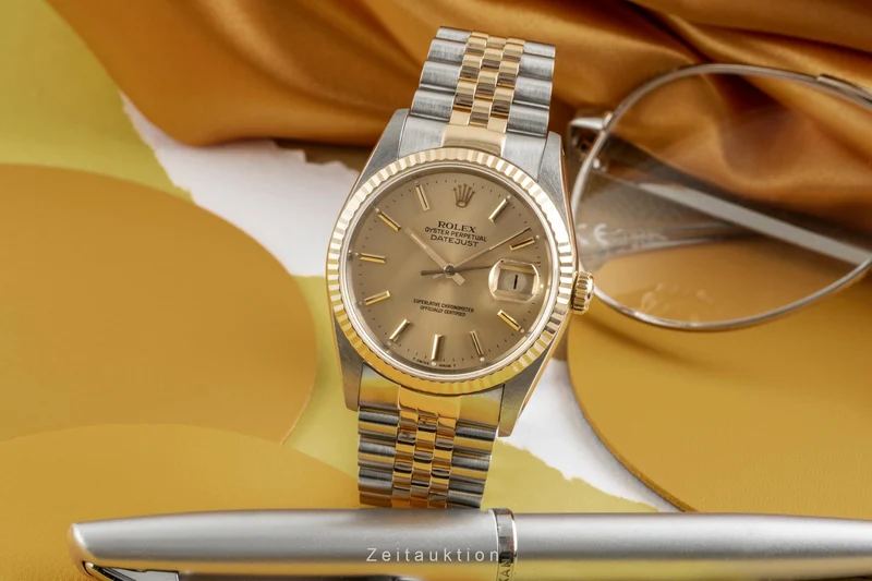 Rolex Datejust steel / gold automatic men's watch 16233 [2603526]