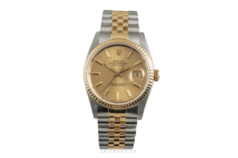Rolex Datejust steel / gold automatic men's watch 16233 [2603526]