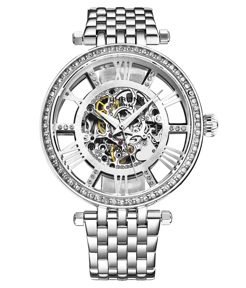 Stührling Stunning Skeletons Duo with Signature Pen and Stud Earring