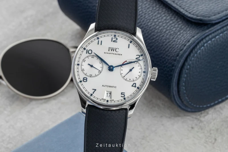 IWC Portugieser steel automatic men's watch IW500705 LP: 14000EUR [2603123]