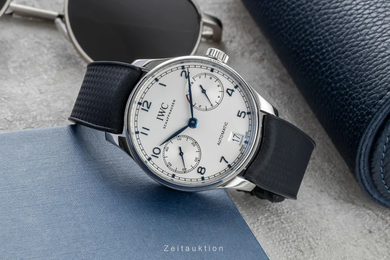 IWC Portugieser steel automatic men's watch IW500705 LP: 14000EUR [2603123]