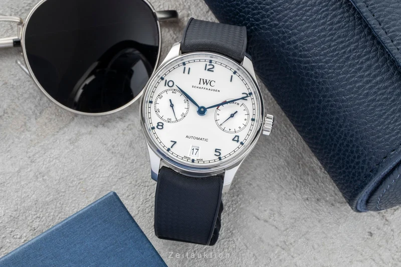 IWC Portugieser steel automatic men's watch IW500705 LP: 14000EUR [2603123]
