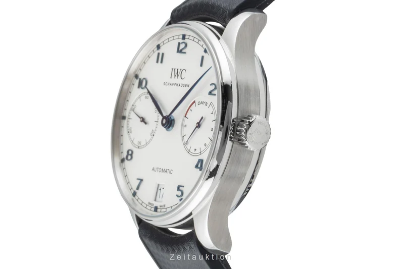 IWC Portugieser steel automatic men's watch IW500705 LP: 14000EUR [2603123]