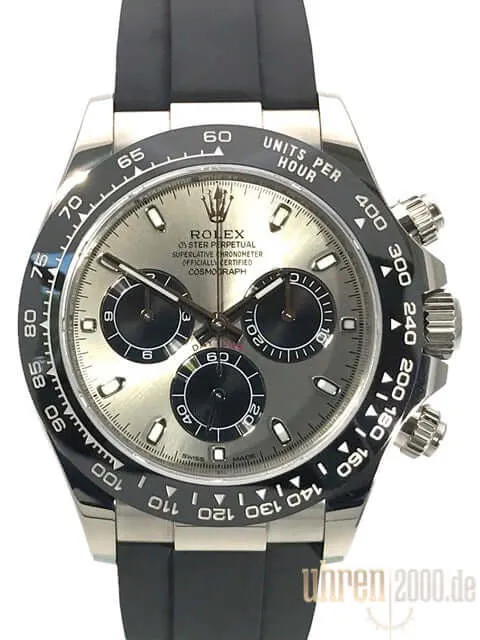 Rolex Daytona 116519LN Weißgold Oysterflex ungetragen aus 2017