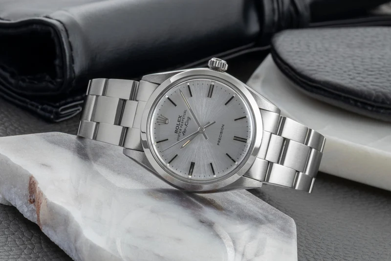 Rolex Air King steel automatic men's watch 5500 Vintage [2603097]