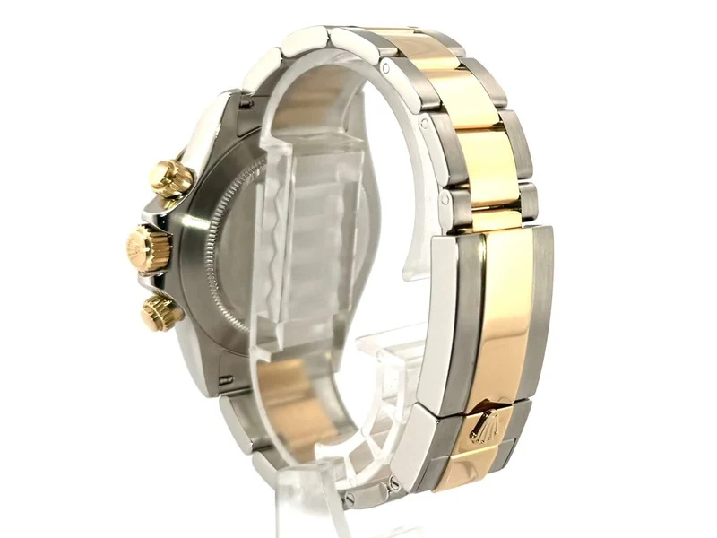 Rolex Daytona Edelstahl Gelbgold 116523 Weiß