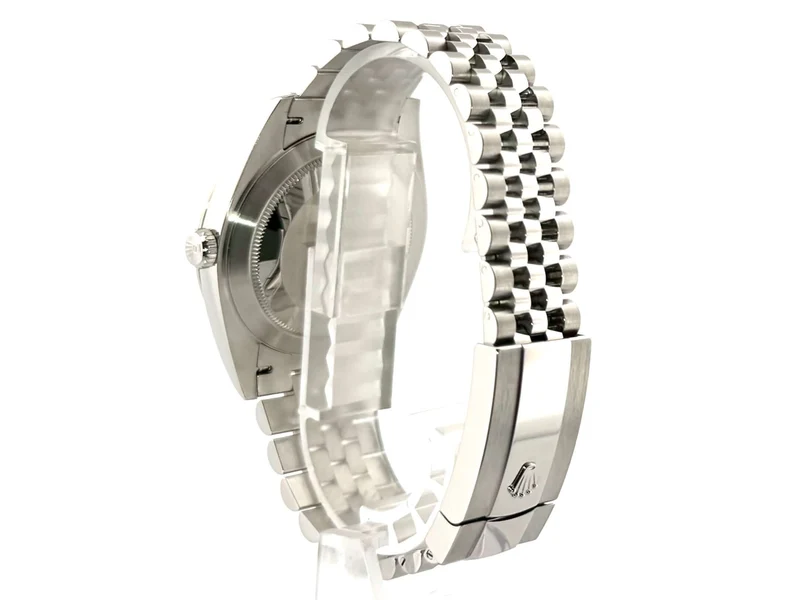 Rolex Datejust 41 Edelstahl Weißgold 126334 Silber Jubile-Band