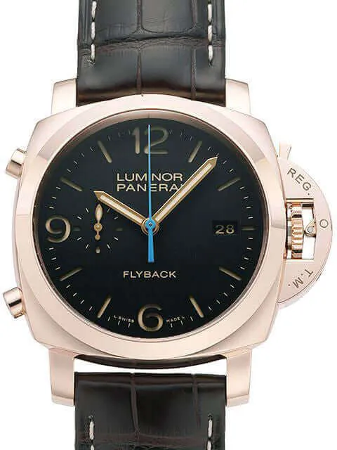Panerai Luminor 1950 PAM00525 3 Days Chrono Flyback Automatic Oro Rosso