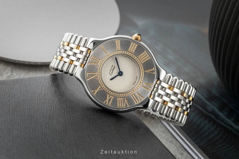 Cartier Ligne 21 gilt / steel quartz women's watch [2602205]