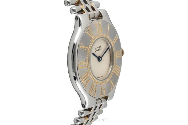 Cartier Ligne 21 gilt / steel quartz women's watch [2602205]