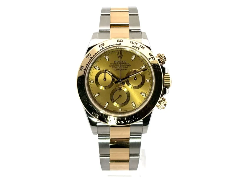 Rolex Daytona Edelstahl Gelbgold 116503 Champagner