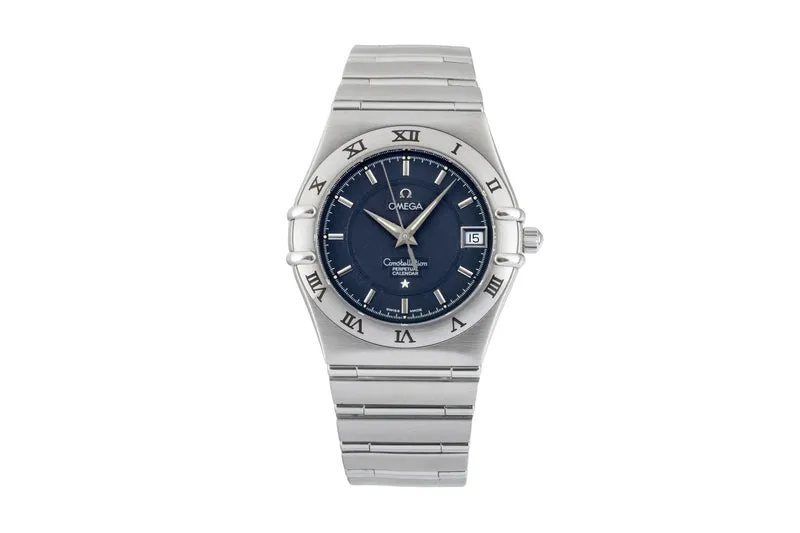 Omega Constellation steel quartz men's watch 1552.40.00 396.1202 [2602540]