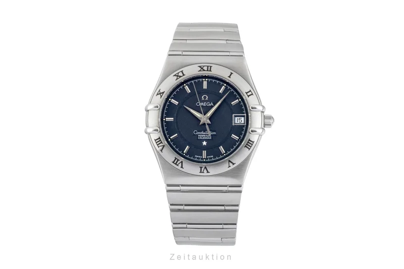 Omega Constellation steel quartz men's watch 1552.40.00 396.1202 [2602540]