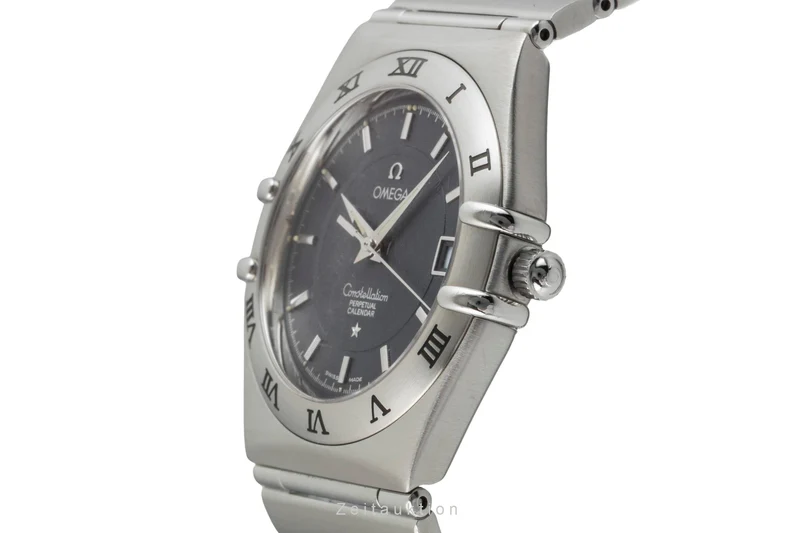 Omega Constellation steel quartz men's watch 1552.40.00 396.1202 [2602540]