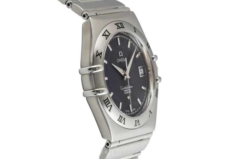 Omega Constellation steel quartz men's watch 1552.40.00 396.1202 [2602540]