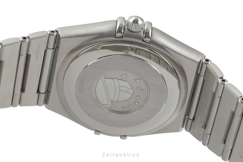 Omega Constellation steel quartz men's watch 1552.40.00 396.1202 [2602540]