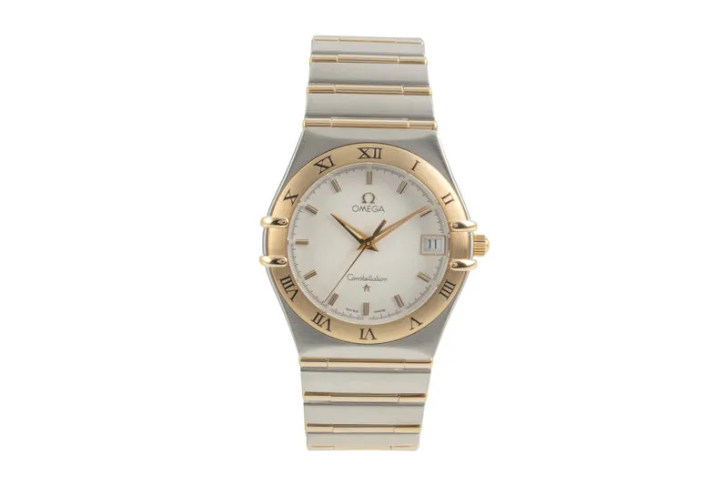 Omega Constellation steel / gold quartz men's watch 396.1201 [2602697]