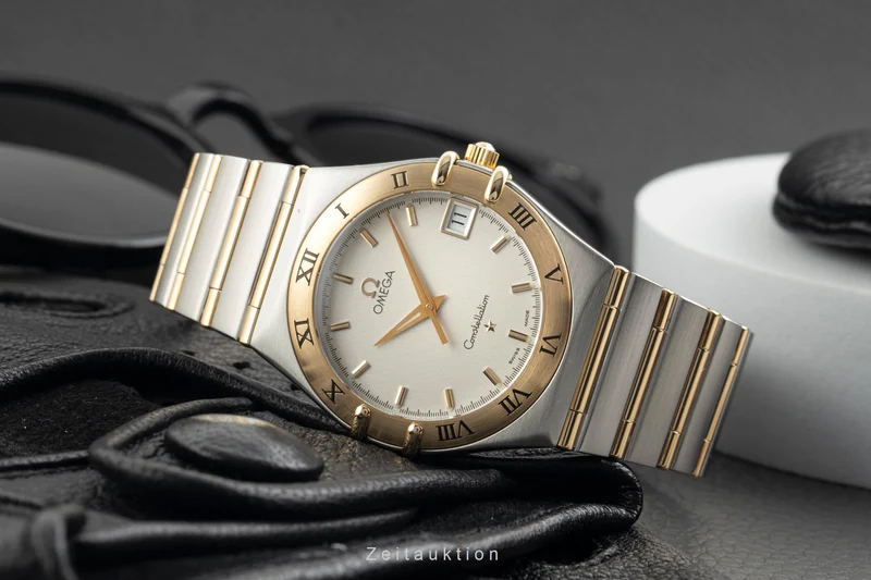 Omega Constellation steel / gold quartz men's watch 396.1201 [2602697]