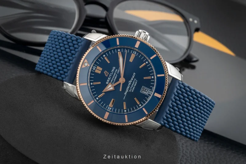 Breitling Superocean Heritage 42 steel / gold automatic men's watch UB2010161C1S1 LP: 7200EUR [2603727]