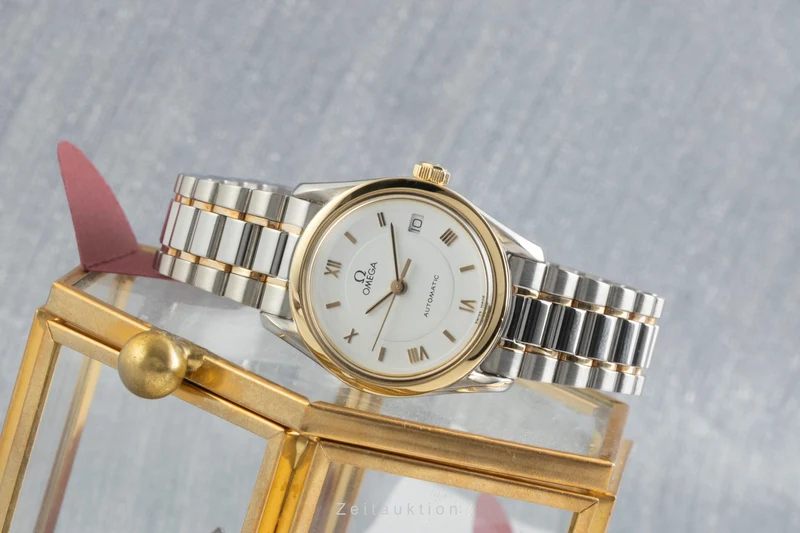 Omega Classic steel / gold automatic women's watch 566.0285, 766.0885 [2603151]