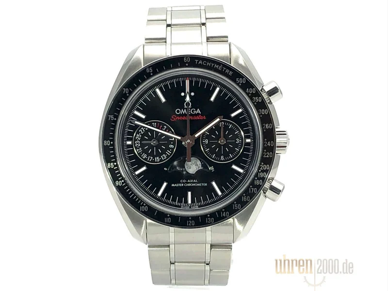 Omega Speedmaster Moonwatch Moonphase Chronometer 304.30.44.52.01.001 aus 2020 D-Papiere