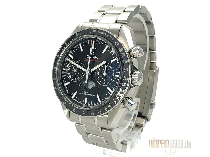 Omega Speedmaster Moonwatch Moonphase Chronometer 304.30.44.52.01.001 aus 2020 D-Papiere