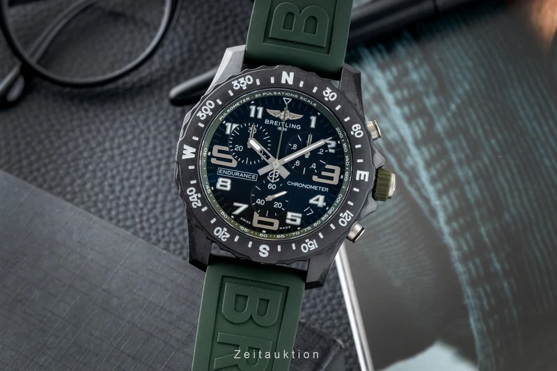 Breitling Endurance Pro chronograph breitlight quartz men's watch X82310D31B1S1 LP: 3650EUR [2603694]