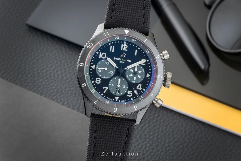Breitling Super Avi chronograph ceramic automatic men's watch SB04451A1B1X1 LP: 12750EUR [2603673]