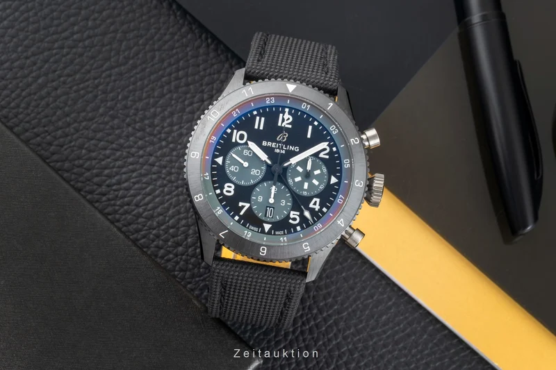 Breitling Super Avi chronograph ceramic automatic men's watch SB04451A1B1X1 LP: 12750EUR [2603673]