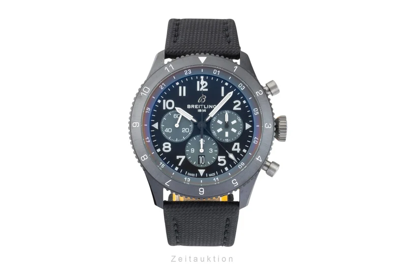 Breitling Super Avi chronograph ceramic automatic men's watch SB04451A1B1X1 LP: 12750EUR [2603673]