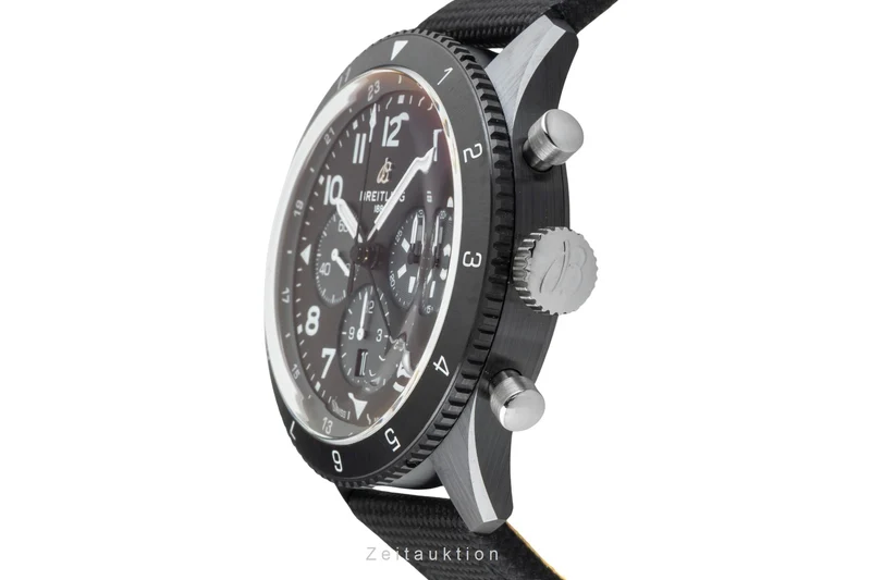 Breitling Super Avi chronograph ceramic automatic men's watch SB04451A1B1X1 LP: 12750EUR [2603673]