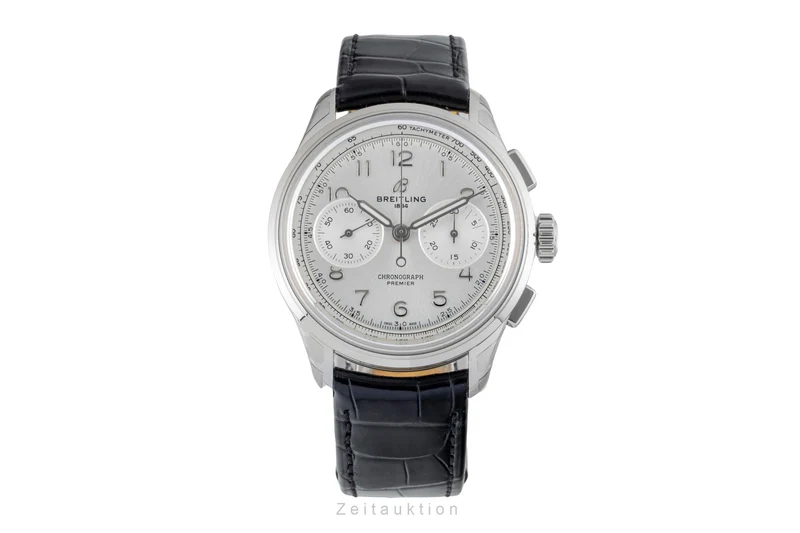 Breitling Premier chronograph steel manual winding men's watch AB0930371G1P1 LP: 9300EUR [2603689]