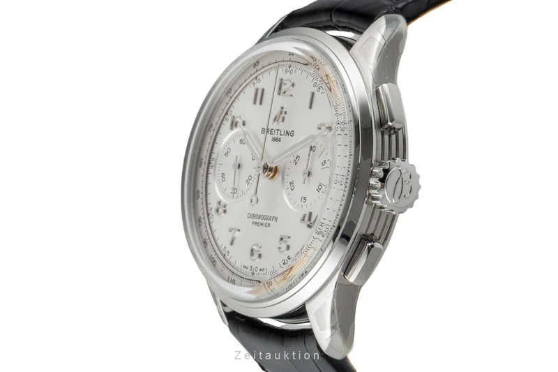 Breitling Premier chronograph steel manual winding men's watch AB0930371G1P1 LP: 9300EUR [2603689]