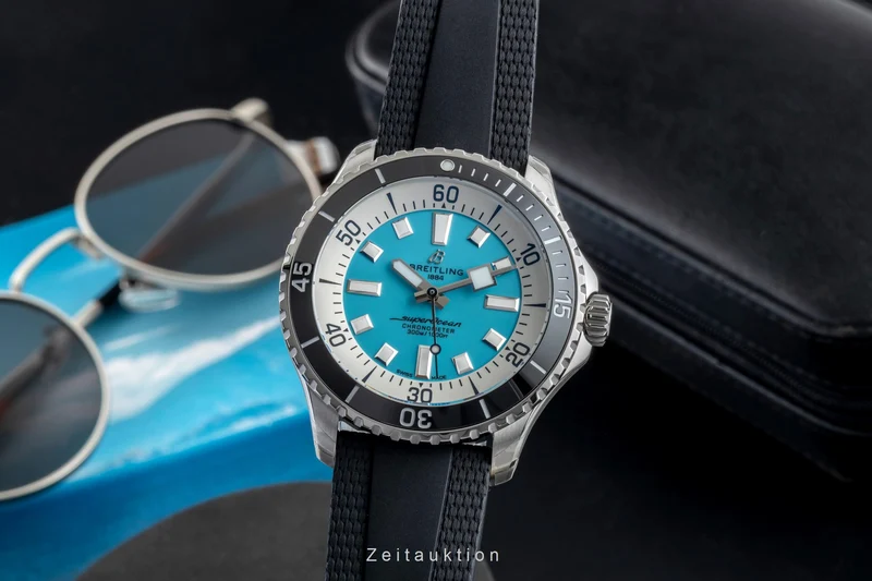Breitling Superocean steel automatic men's watch A17376211L2S1 LP: 5550EUR [2603710]
