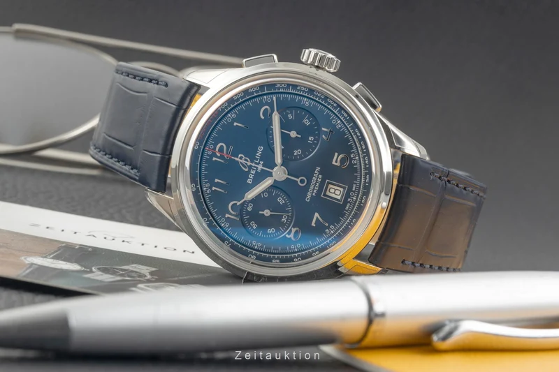Breitling Premier chronograph automatic men's watch AB0145171C1P2 LP: 9200EUR [2603685]