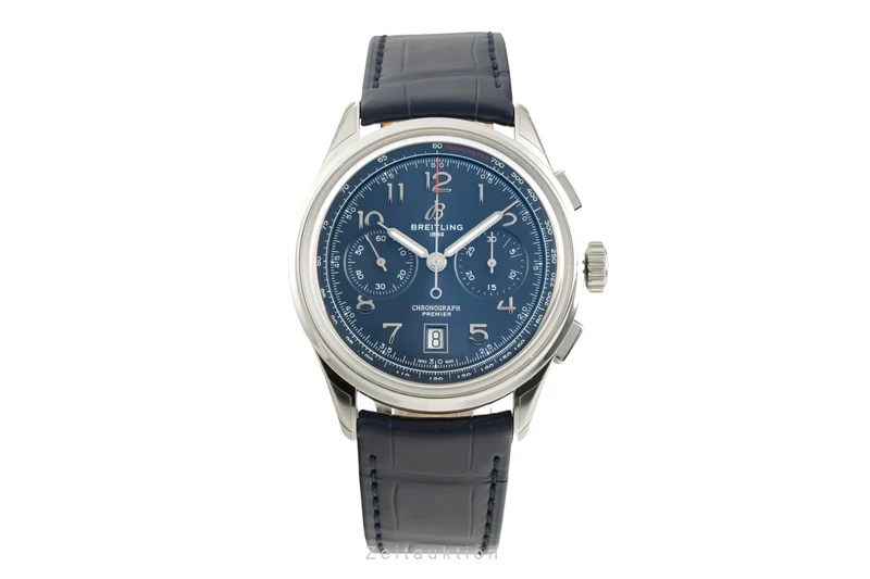 Breitling Premier chronograph automatic men's watch AB0145171C1P2 LP: 9200EUR [2603685]