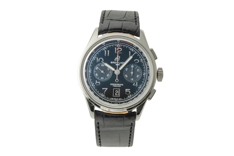 Breitling Premier chronograph steel automatic men's watch AB0145221B1P2 LP: 9200EUR [2603687]