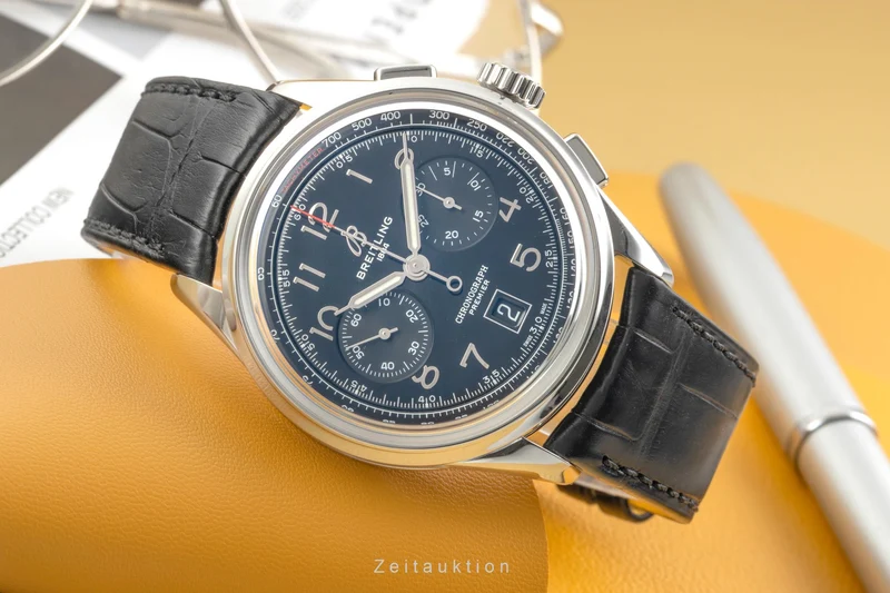 Breitling Premier chronograph steel automatic men's watch AB0145221B1P2 LP: 9200EUR [2603687]