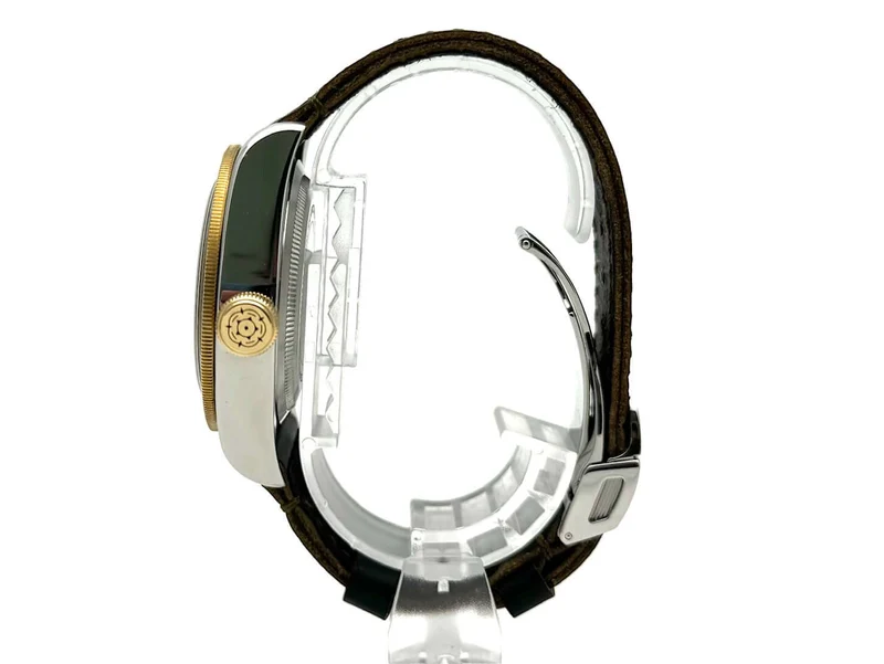 Tudor Black Bay Steel Gold 79733N Leder