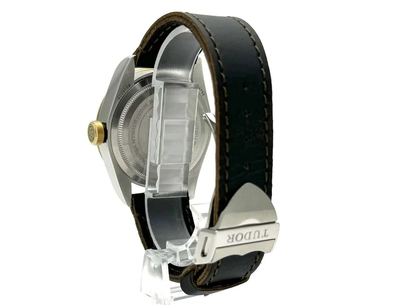 Tudor Black Bay Steel Gold 79733N Leder