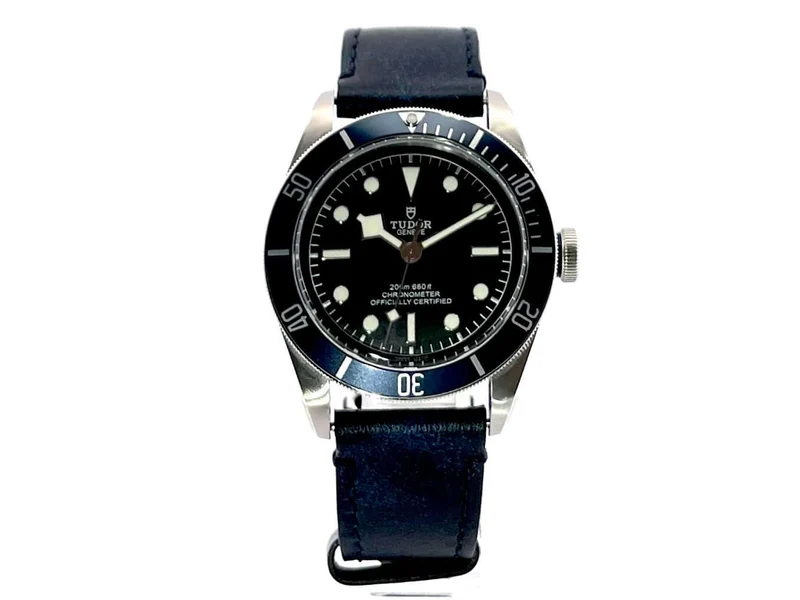 Tudor Heritage Black Bay 79230B-0002 Lederband