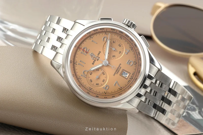 Breitling Premier chronograph steel automatic men's watch AB014533K1A1 LP: 9550EUR [2603688]
